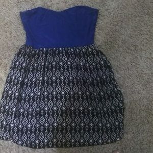Tube top night out dress